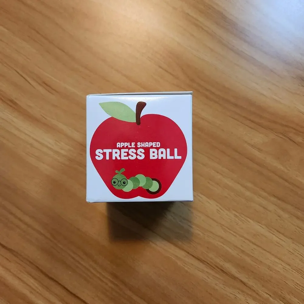 Apple Stress Ball – Red – NWT Sealed